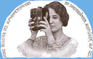 Frau mit Kamera